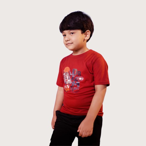 08 Kid's Red T-Shirt Set