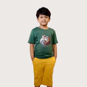 11 Kid's Green T-Shirt Set