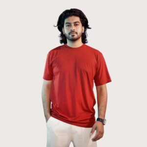 18 Men’s Solid Maroon T-Shirt