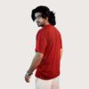 21 Men’s Solid Maroon T-Shirt