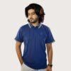 50 Men's Polo Blue T-Shirt