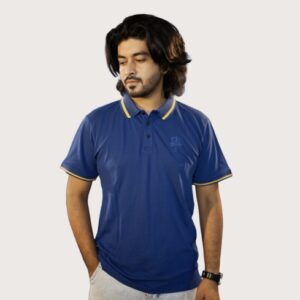 50 Men's Polo Blue T-Shirt