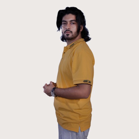 56 Men's Polo Yellow T-Shirt